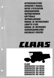 Claas Mega I 203 / 204 csomag