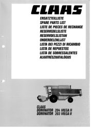 Claas Mega II 202 - 204 csomag
