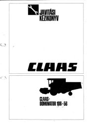 Claas Dominator 106 - 56 javítási kézikönyv