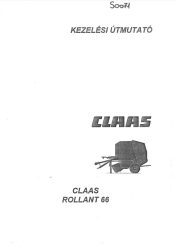 Claas Rollant 66 kezelési útmutató