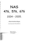 NAS 476 / 576 / 676 alkatrész katalógus