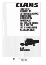 Claas Dominator 56 alkatrész katalógus