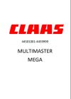 Claas Multimaster Typ445 alkatrész katalógus