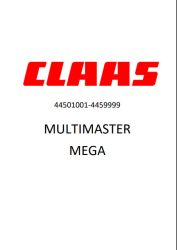 Claas Multimaster Typ445 alkatrész katalógus