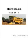 New Holland TC 52 - 54 - 56 alkatrész katalógus