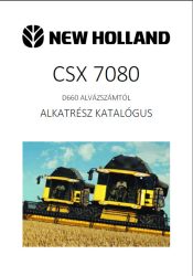 New Holland CX 7080 alkatrész katalógus 