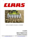   Claas Multimaster kukorica adapter alkatrész katalógus (NR.672)