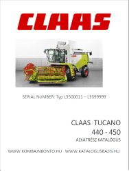 Claas Tucano 430-450 (L35) alkatrész katalógus