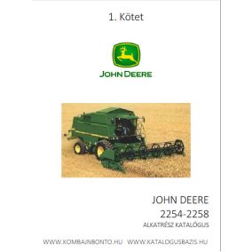 John Deere Z 2054-2058 alkatrész-katalógus