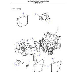 Massey Ferguson 8210-8220 alkatrész-katalógus