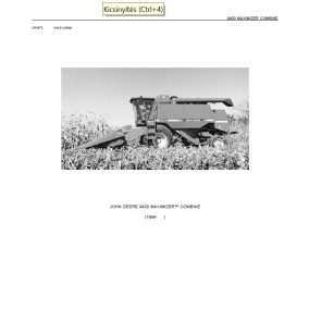 John Deere 9400 alkatrész-katalógus