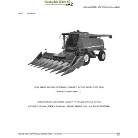 John Deere 9550 alkatrész-katalógus