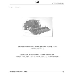 John Deere 9610 alkatrész-katalógus
